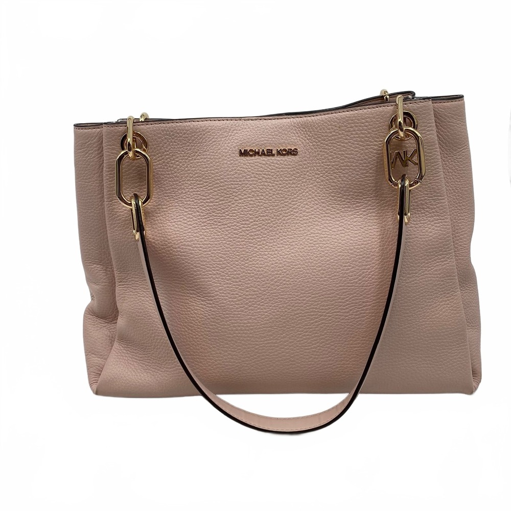 Michael Kors Trisha Purse Pink Leather Shoulder Bag | OS